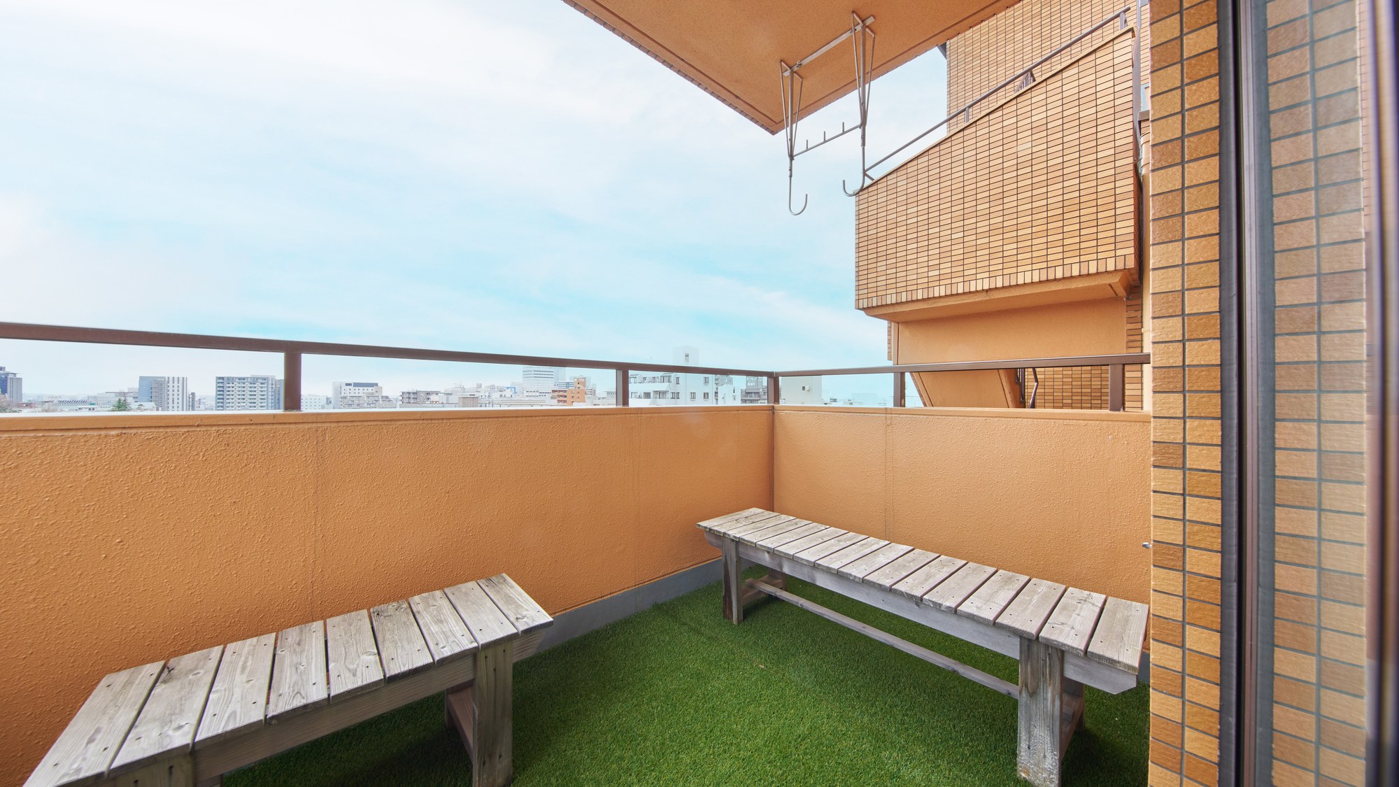 ・1001号室／最上階のベランダからは金沢の街並みが見渡せます