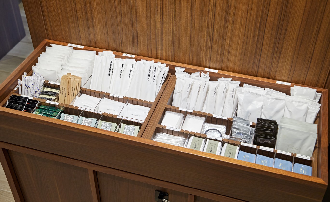 【フリーアメニティ】３階ロビーでご用意しております♪