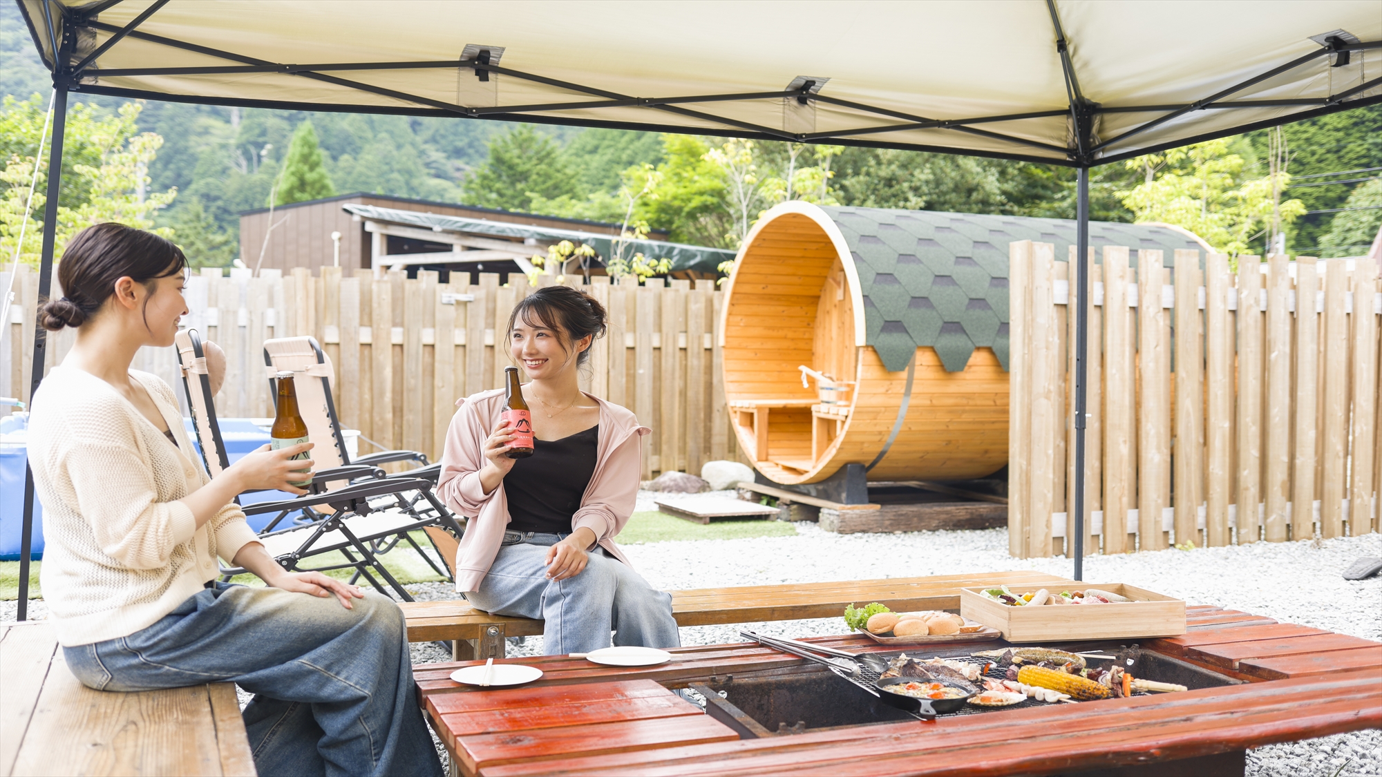 限定１組日帰りBBQ＆サウナ利用プランあり