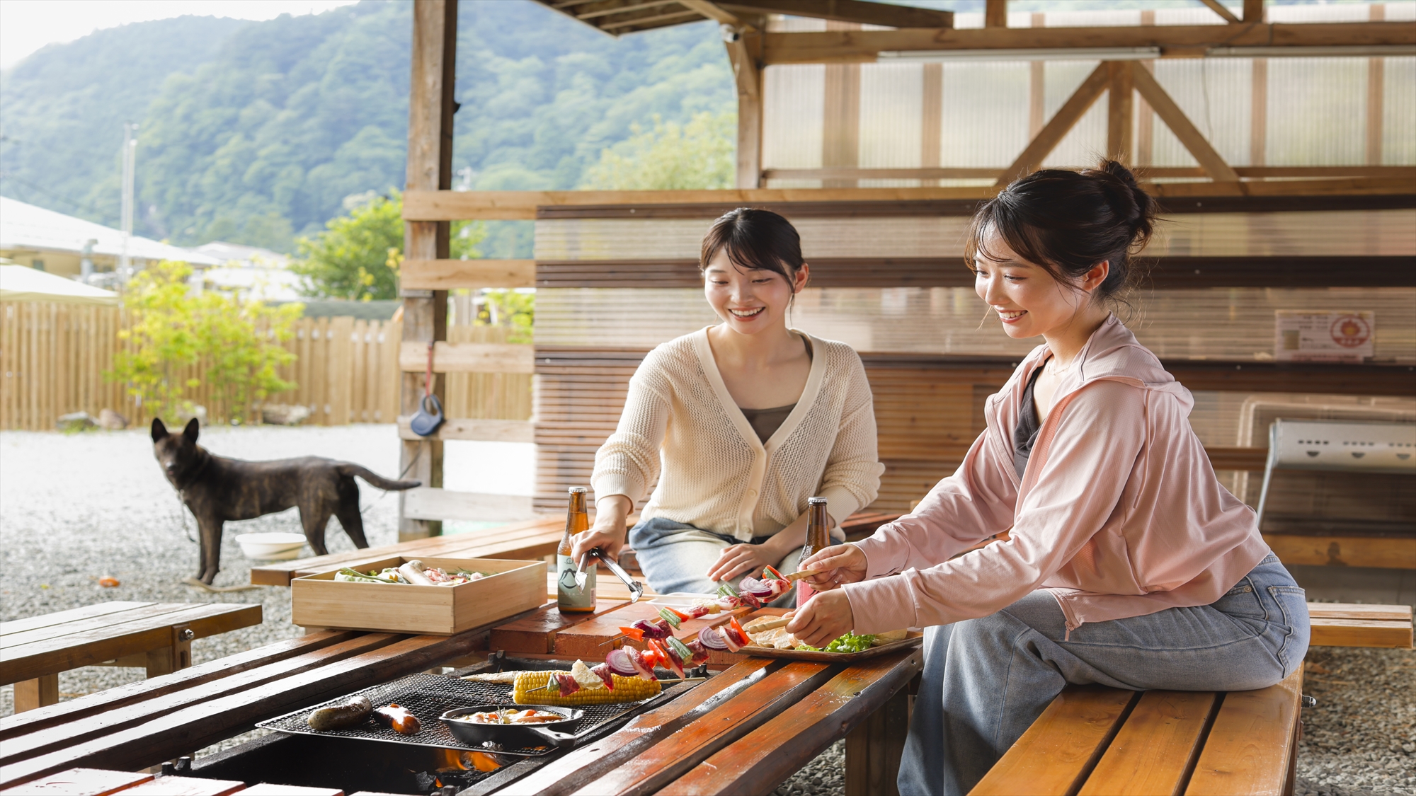 全天候型の日帰りBBQも可能