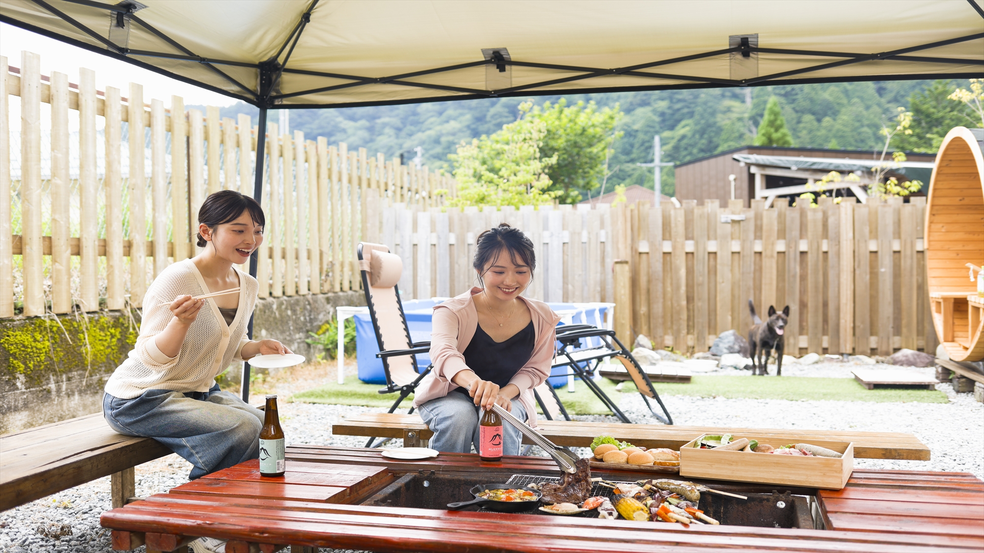 限定１組日帰りBBQ＆サウナ利用プランあり