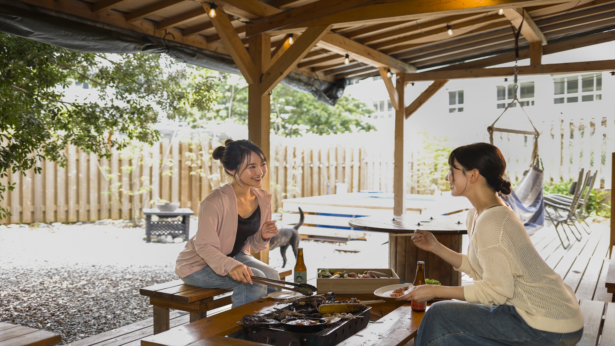 サウナ付きタイニートレーラーハウス