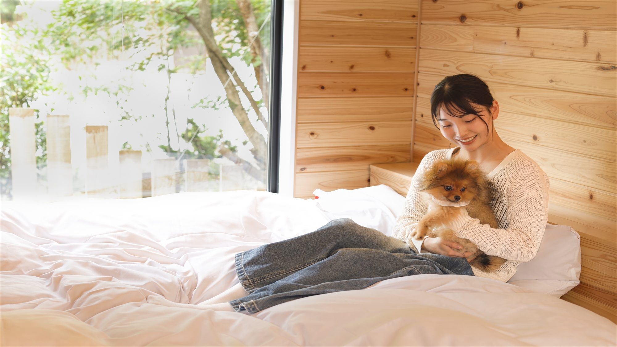 前鬼と後鬼はわんちゃん同室OK