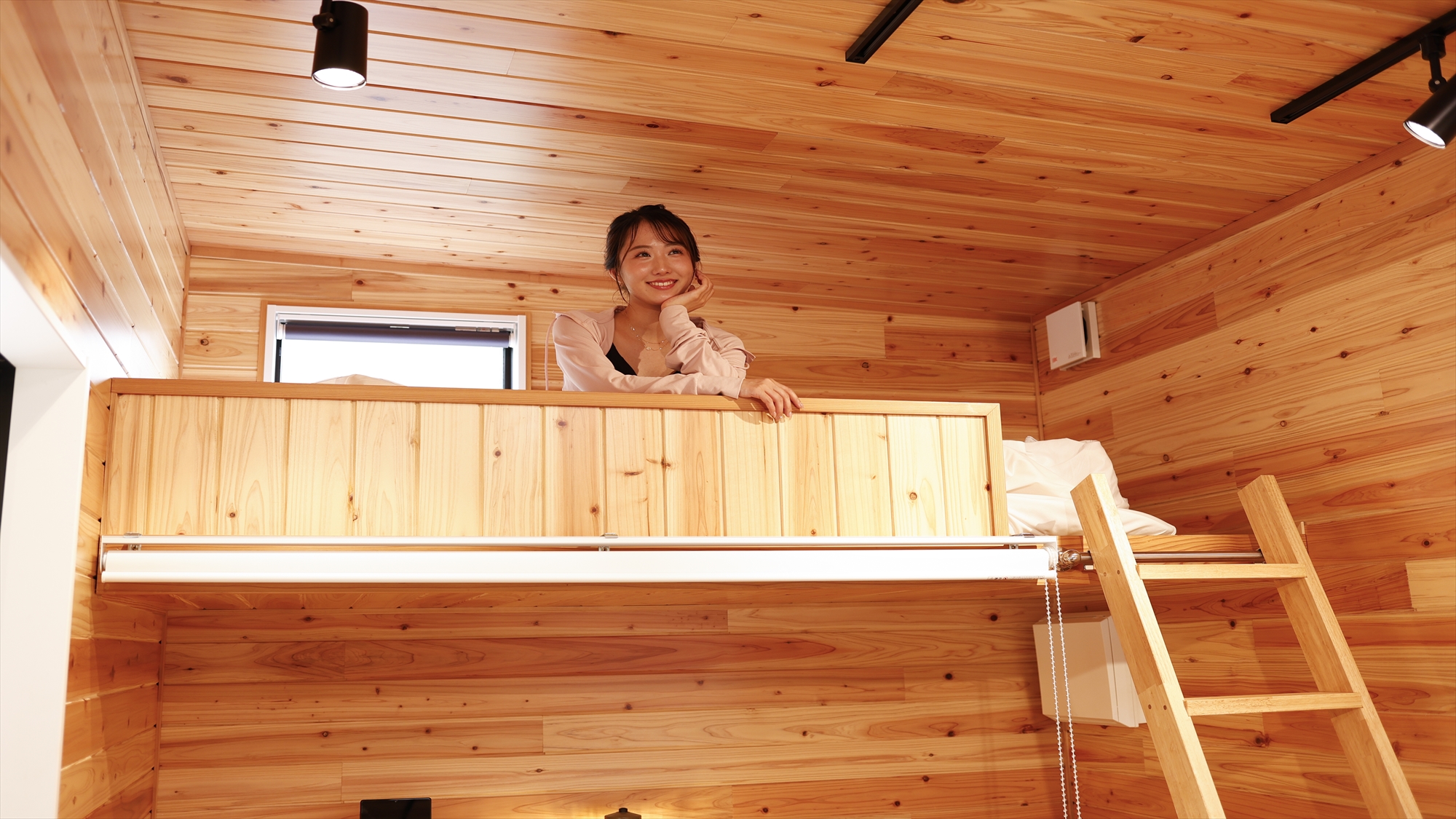 サウナ付きタイニートレーラーハウス