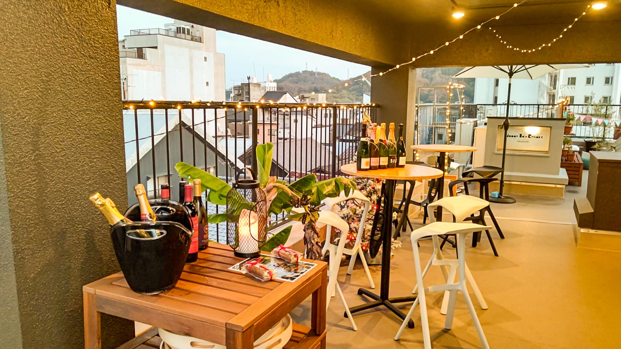 【2食付／BBQ】全室ルームシアター付！尾道の絶景を見ながらココでしかできない贅沢BBQ体験