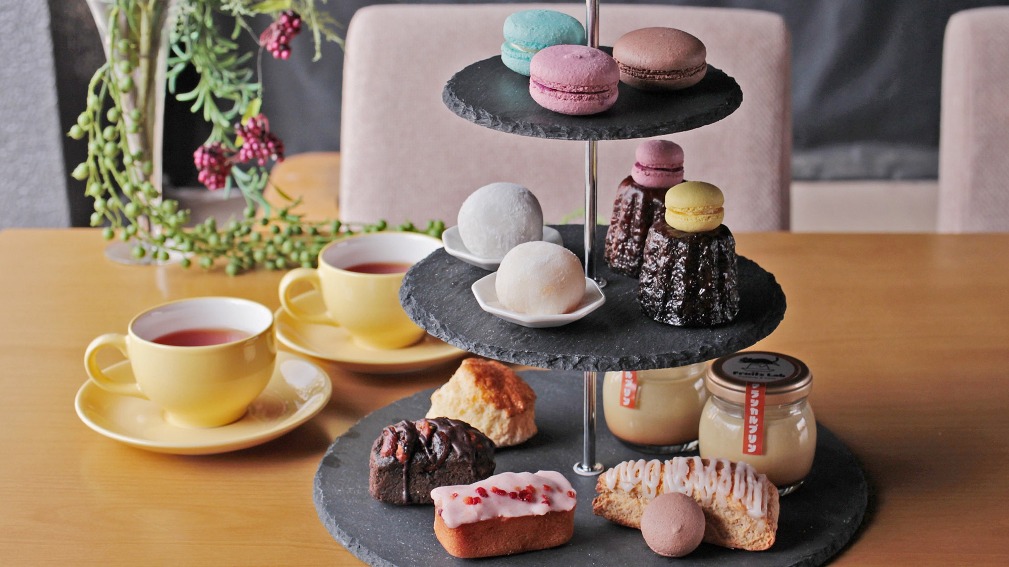 【日帰り】アフタヌーンティー★1タワー付！千光寺を望む屋上で、人気スイーツを優雅に堪能