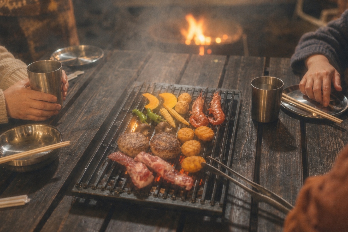 【大人の里山女子会・女子旅】猫と過ごす里山の夜｜BBQ・焚き火・薪サウナ・夕朝食付｜フェイスパック付