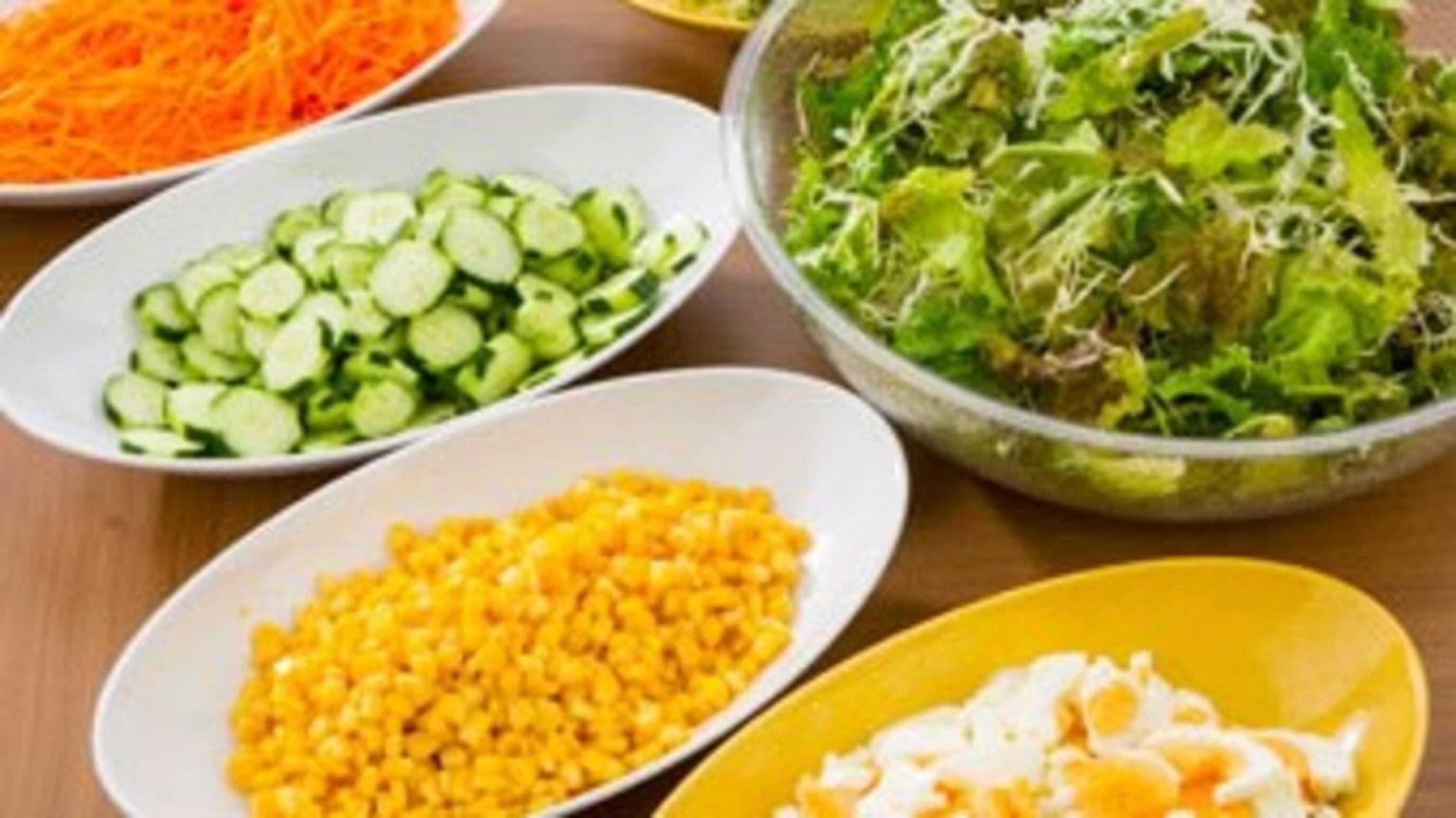 朝食サラダバー