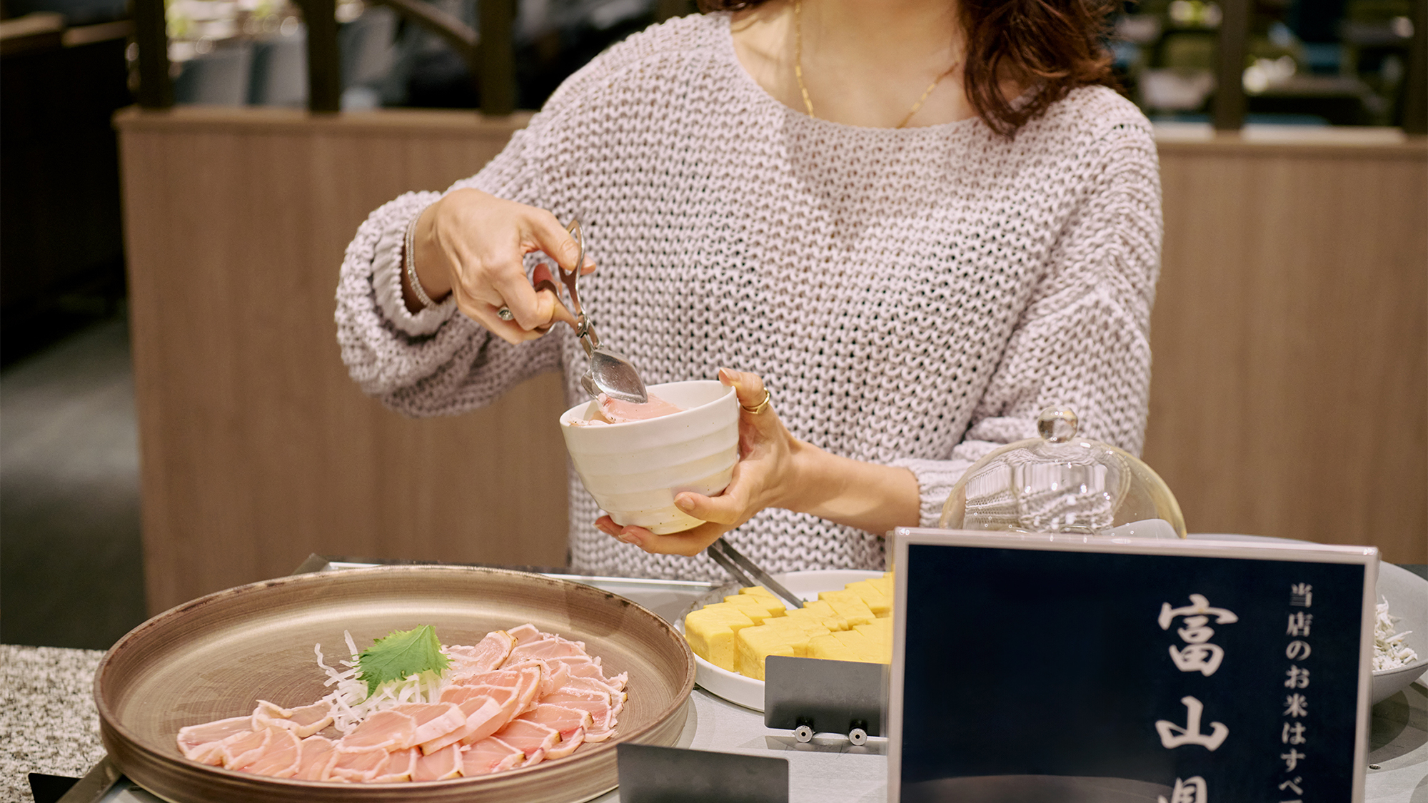 富山ならではの朝食ビュッフェ