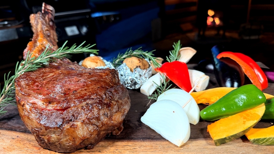 肉好き憧れのトマホークプラン！がっつり食べて大満足プラン！（2食付）