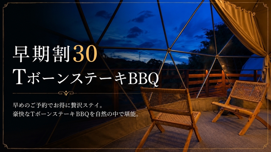 【さき楽30】＜15％OFF＞TボーンBBQ＜2食付＞