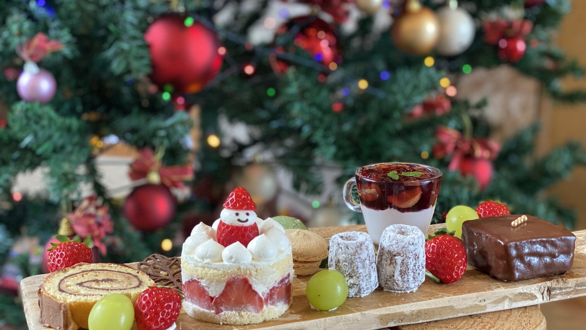 【1日2組限定販売】4日間だけのパティシエ特製クリスマススイーツ付き特別プラン