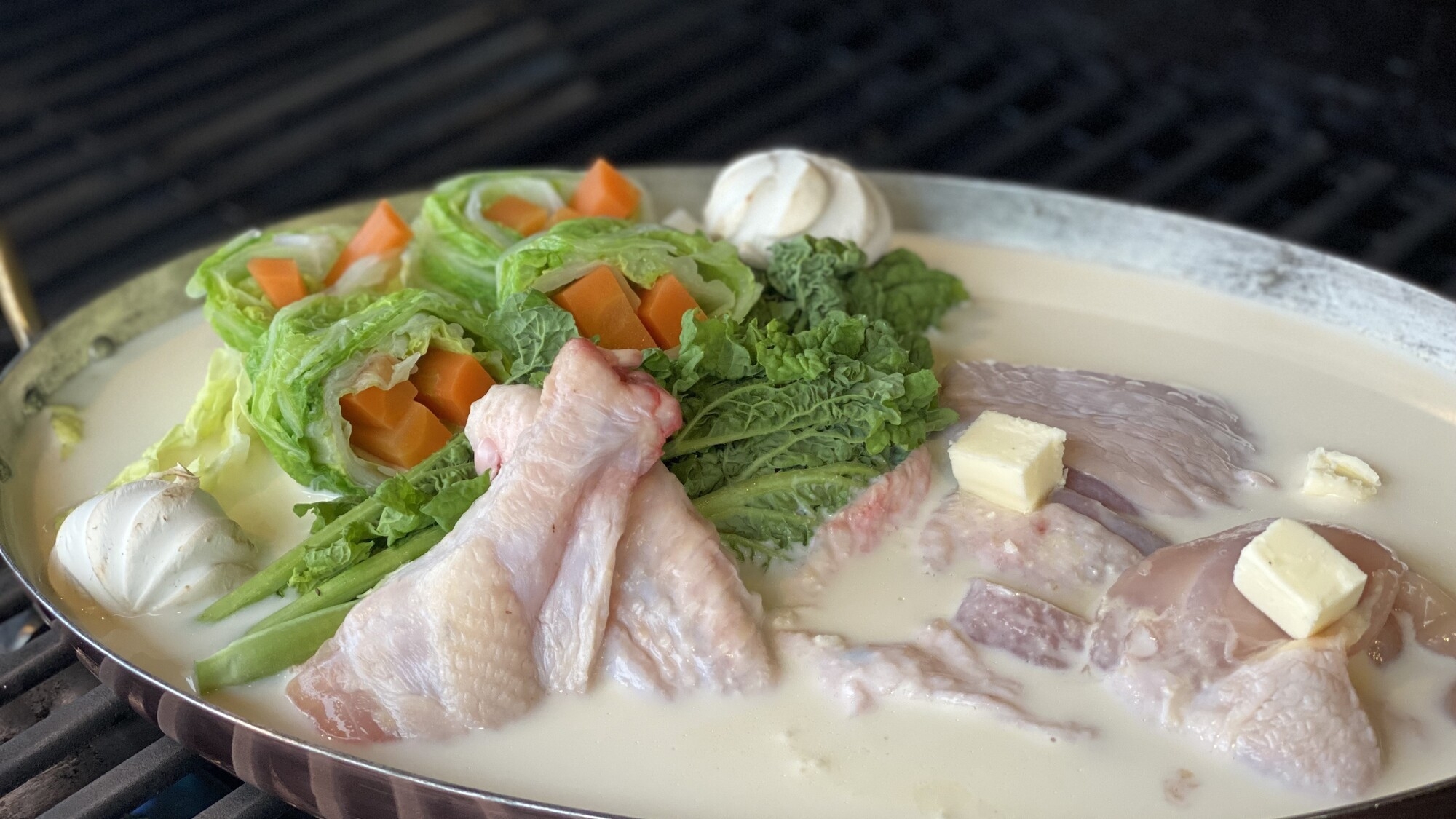 【冬季限定】シェフ特製の軍鶏鍋つき特別プラン(ワイナリーBBQ)