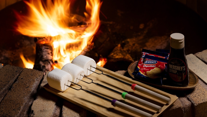 焼きマシュマロ（焚火）