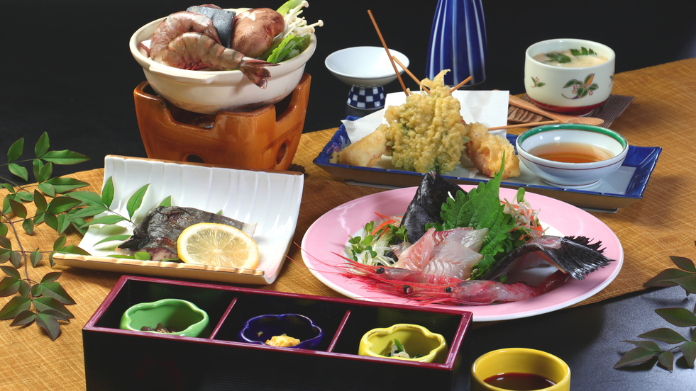 【竹コース】季節の会席・丹後の旬を味わう一泊二食