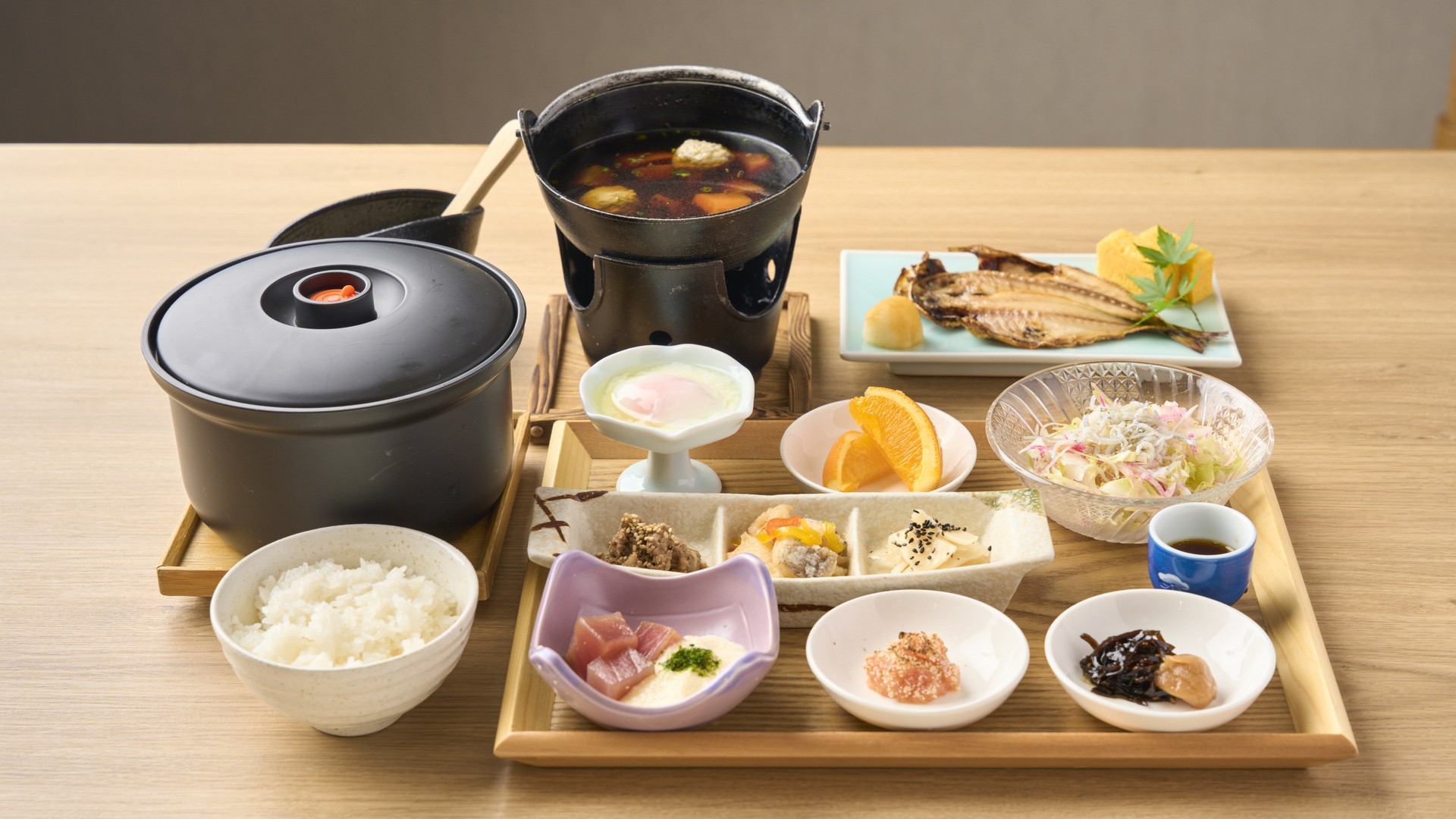 ◇朝食付：日本の原点に還る朝＜1泊朝食付＞【1組90分貸切サウナ確約・ラウンジ利用】