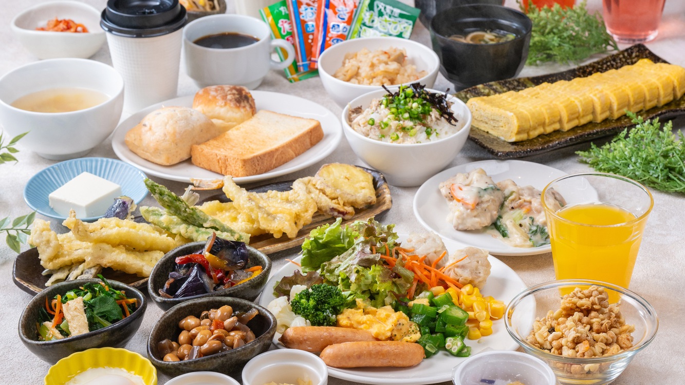 30種類以上の和洋ビュッフェ