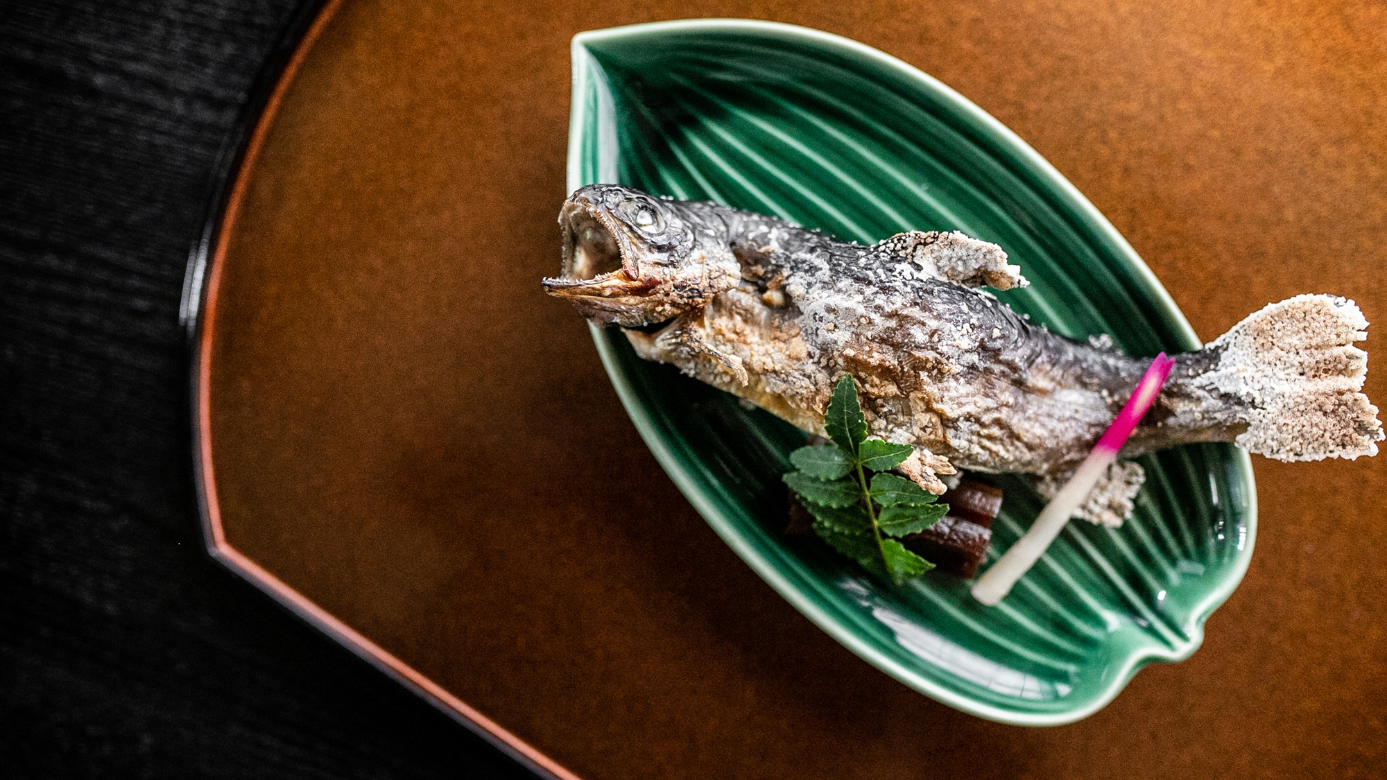 *夕食/ミネラル豊富な水で育った川魚は食べ方いろいろ