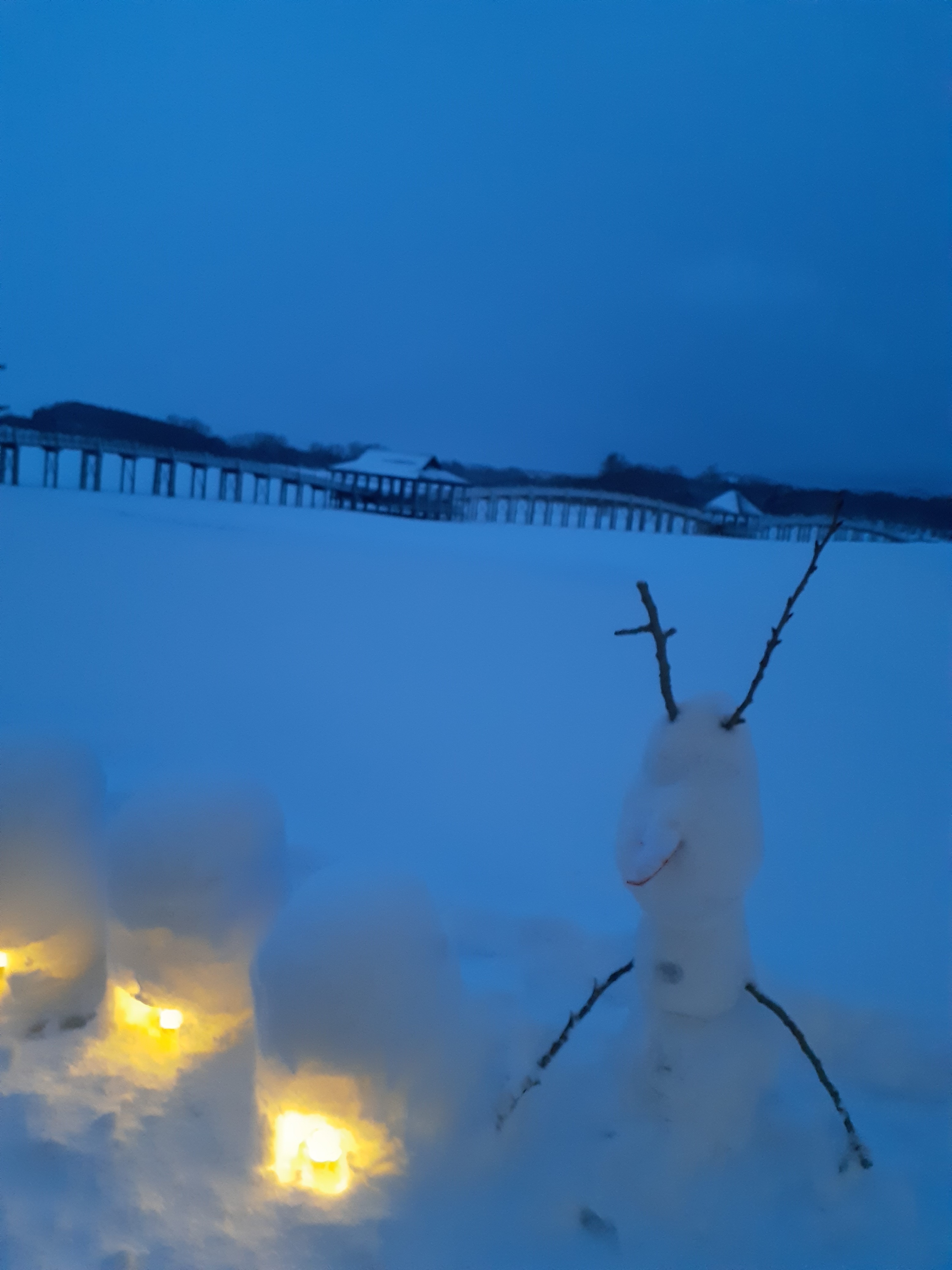 雪灯籠２