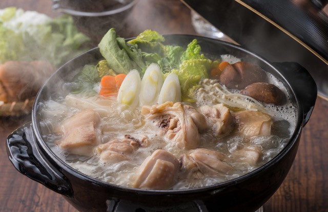 九州産華味鳥の水炊き