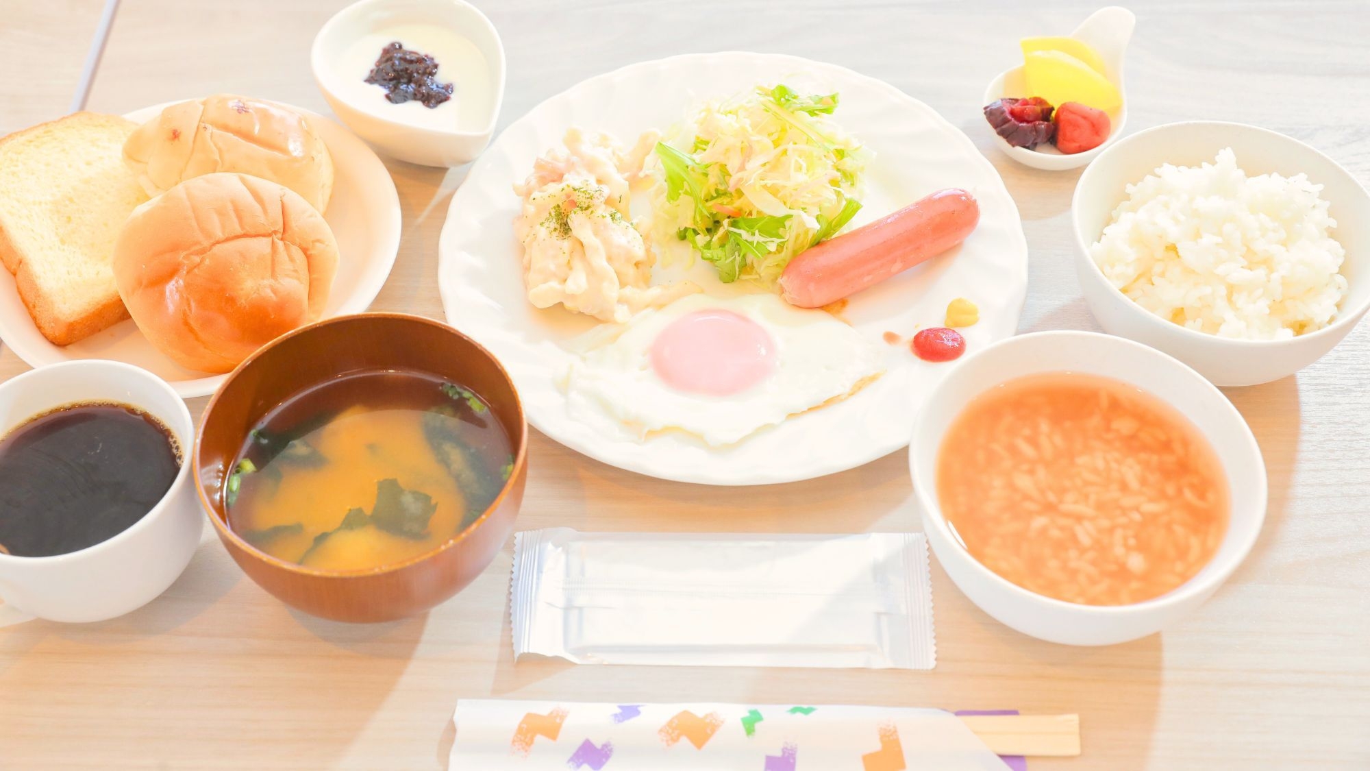 【朝食付きプラン】ワンコインで大満足！