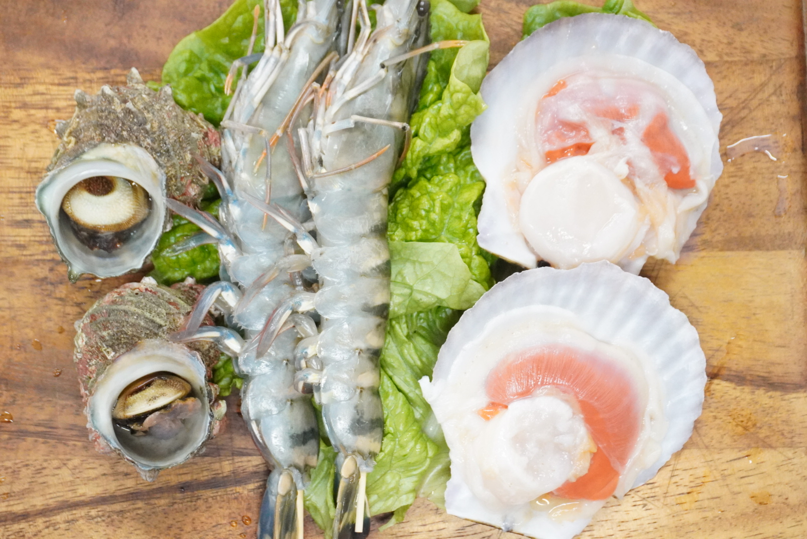 BBQメニュー：海鮮