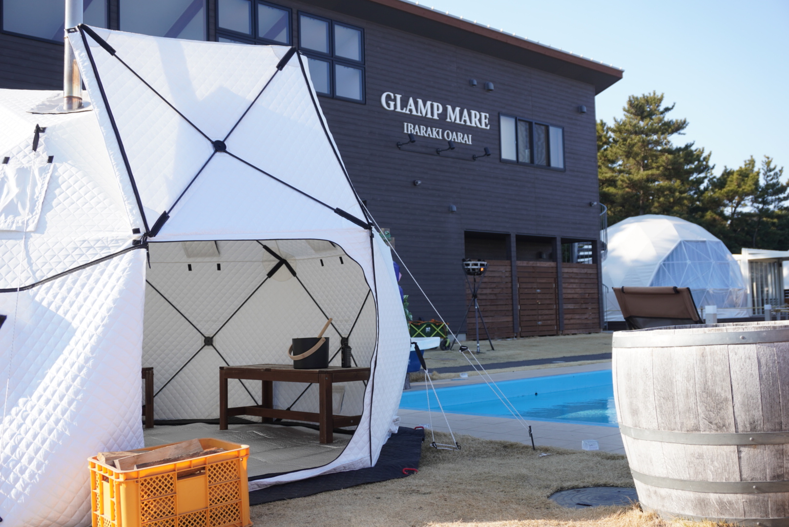 Sotoburo製大型テントサウナ