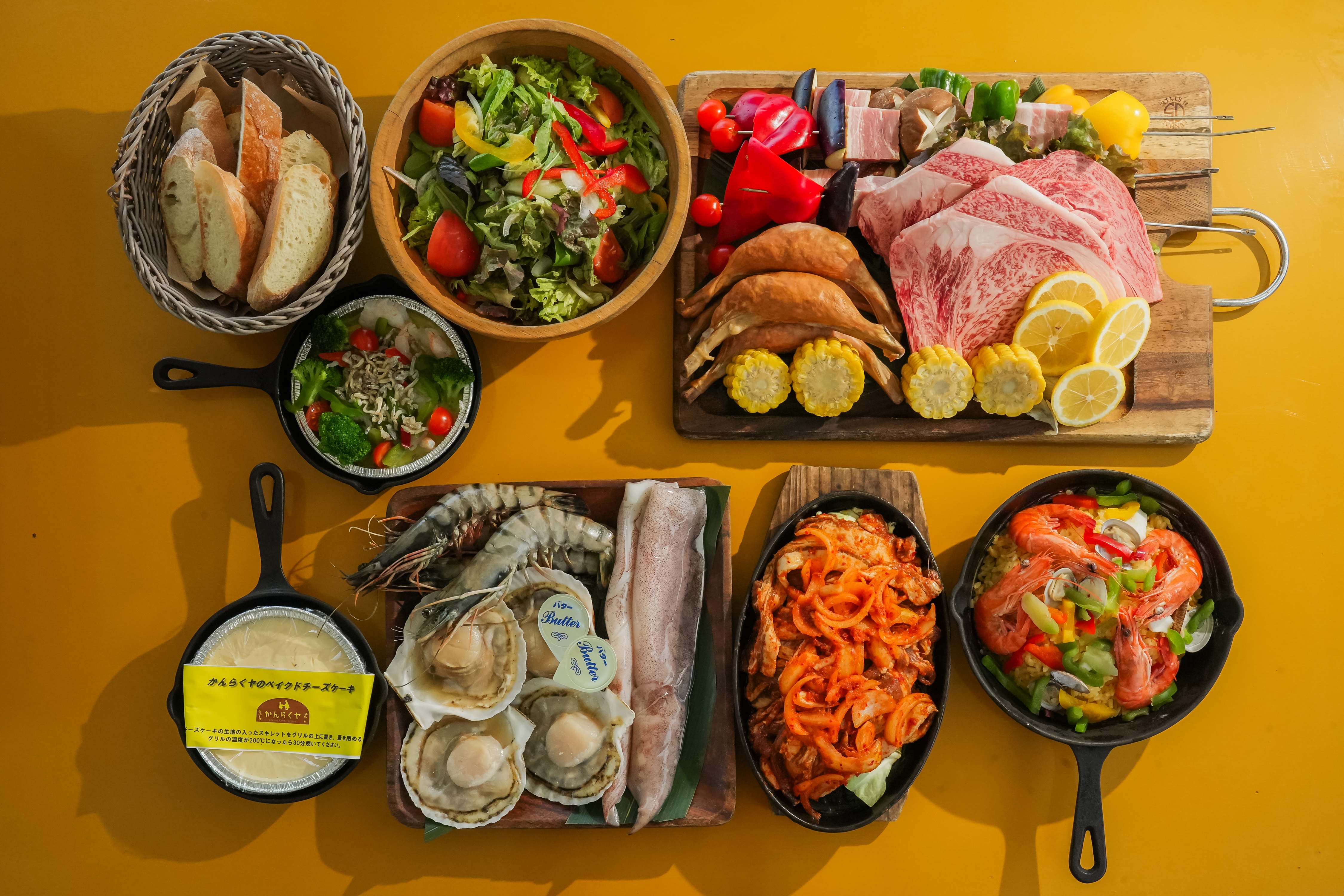 BBQメニュー全体