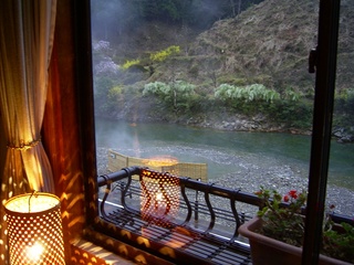 夕暮れ時　お部屋からの眺め