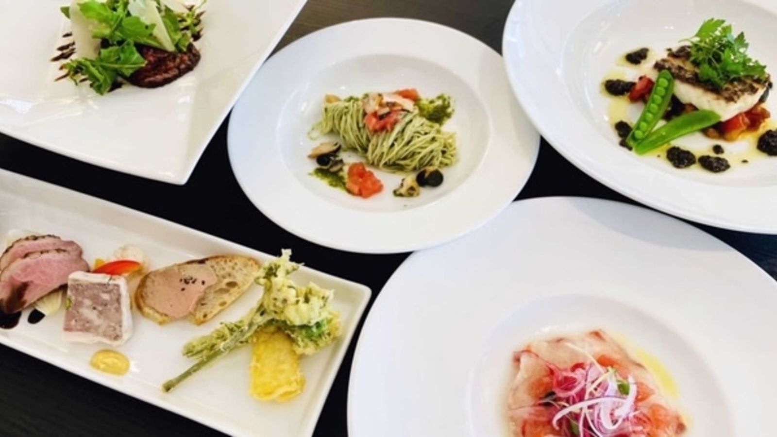 【料理】旬の恵みを一皿ずつ愉しむイタリアンコース