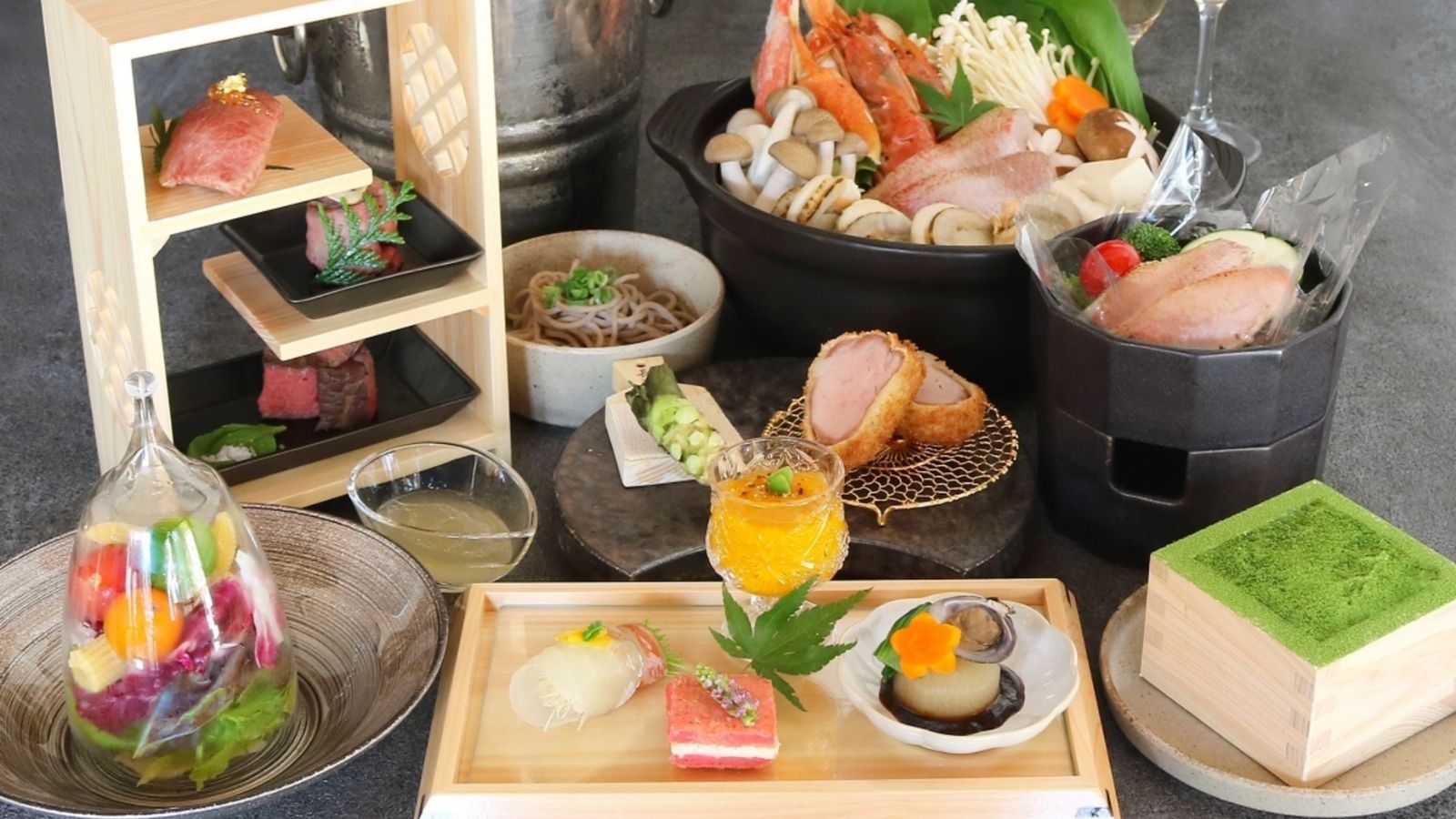 【料理】彩り豊かな品々をゆっくり味わう和の御膳