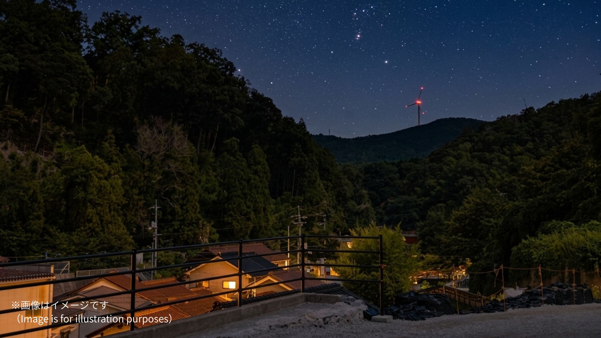 【周辺】高雄の夜に広がる、静かな星空