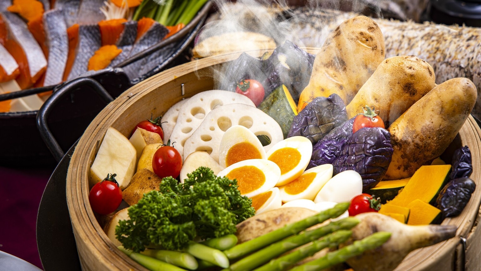 【新春旅×箱根温泉♪/夕食後半】食べ放題・飲み放題付き＆ユネッサン・森の湯入り放題〜1泊2食付き ♪