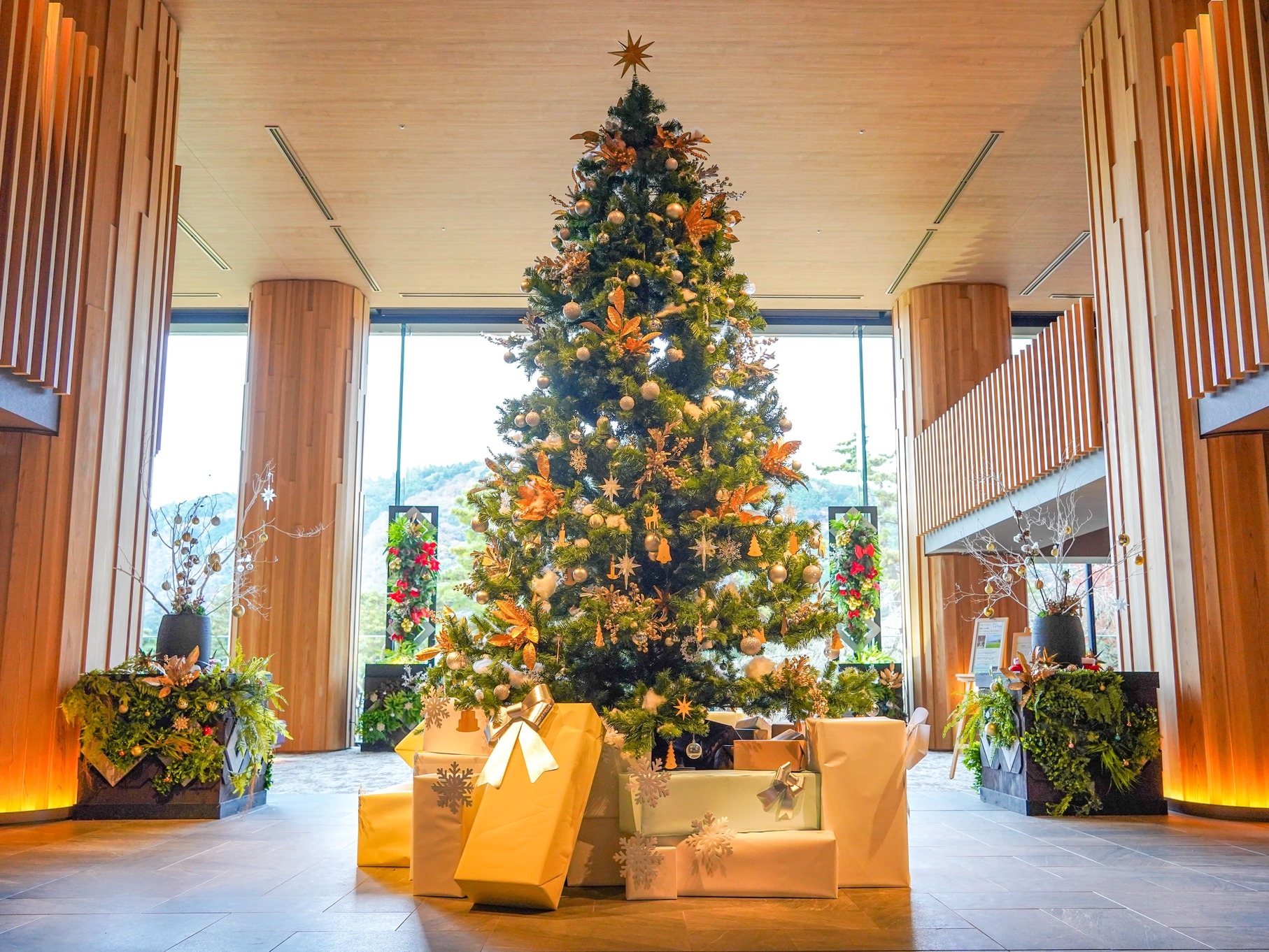 【冬旅/夕食前半】クリスマスファミリープラン〜ユネッサンでアクティブ、森の湯でほっこり〜