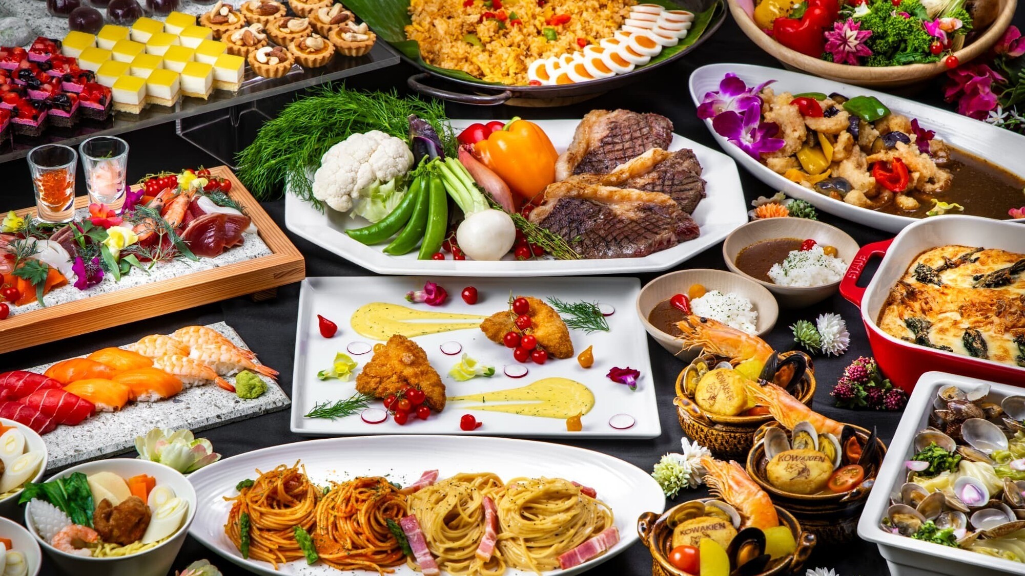 春のビュッフェ