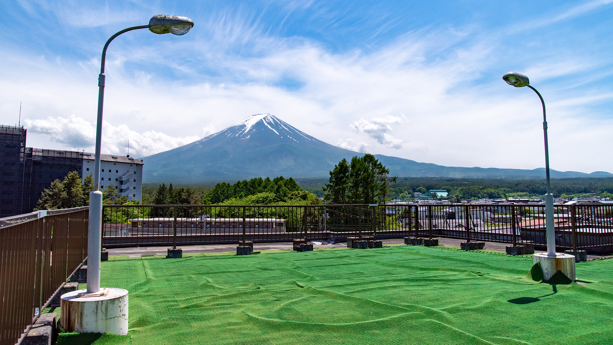 *【屋上からの景色】晴れていれば、雄大な富士山を屋上からのぞめます！