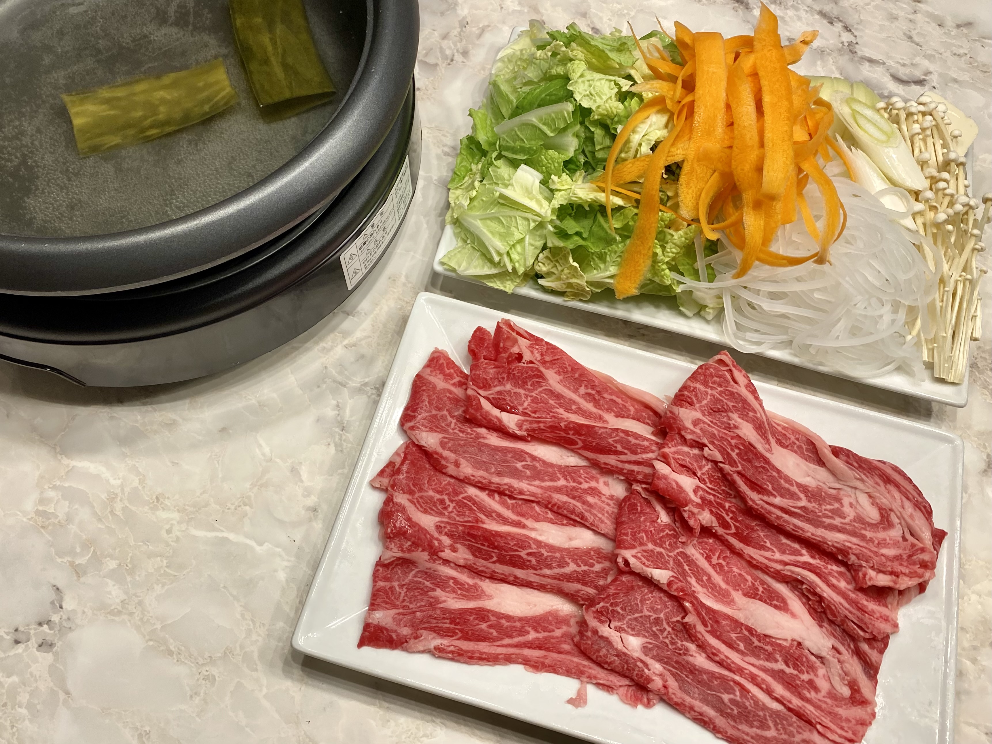 淡路和牛使用！牛しゃぶセット