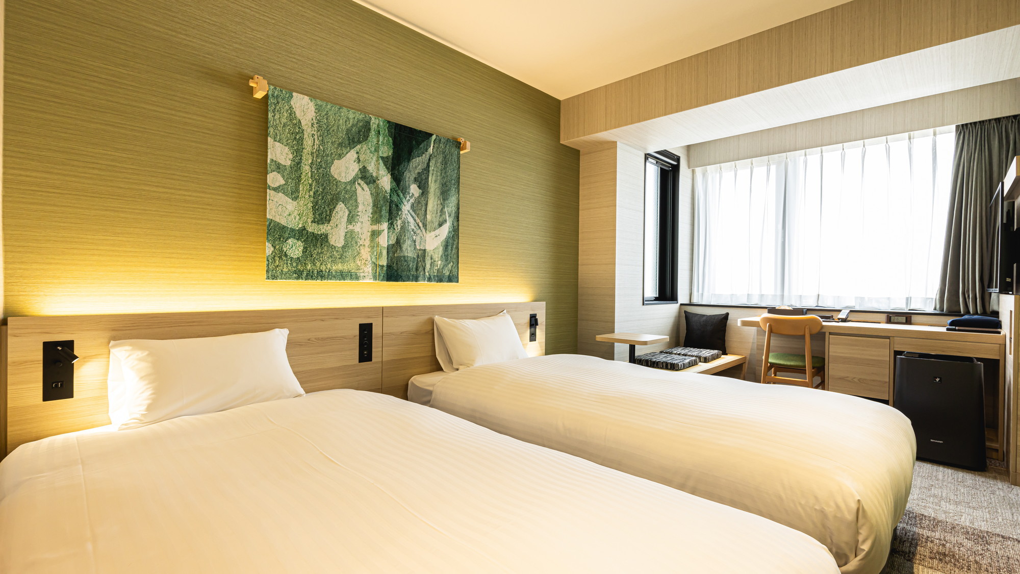 【スーペリアツイン】友人や家族と 落ち着いた旅をお過ごしください。