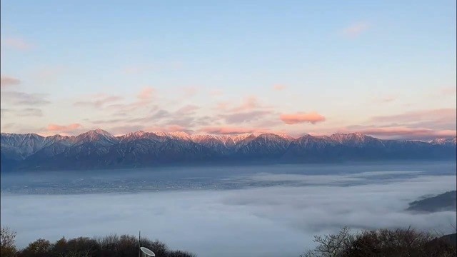 *絶景ツアー／早起きした人だけが見ることができる長峰山からの北アルプスパノラマビュー