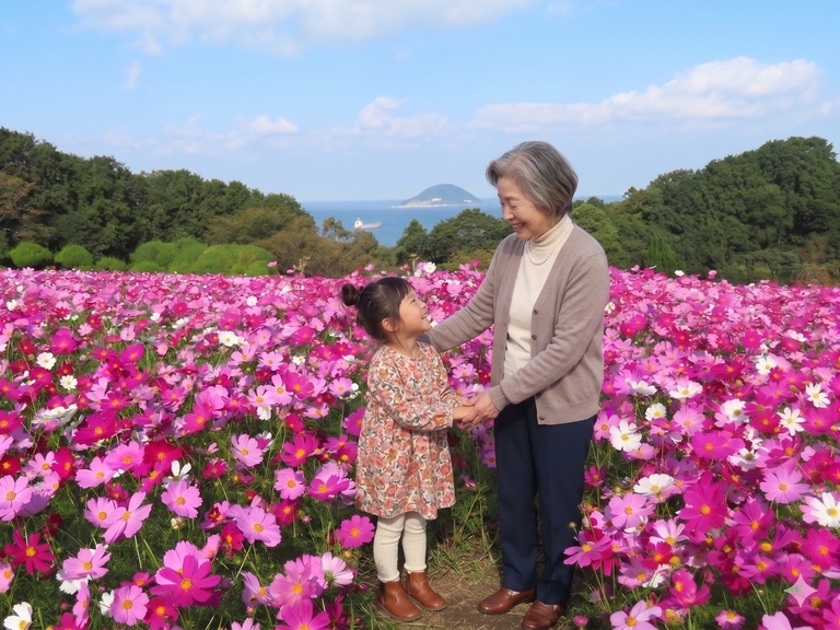 【宝物はここに】おばあちゃんの「好き」は私が知ってる。家族をつなぐ花旅＜2食のろし・入園2日＞