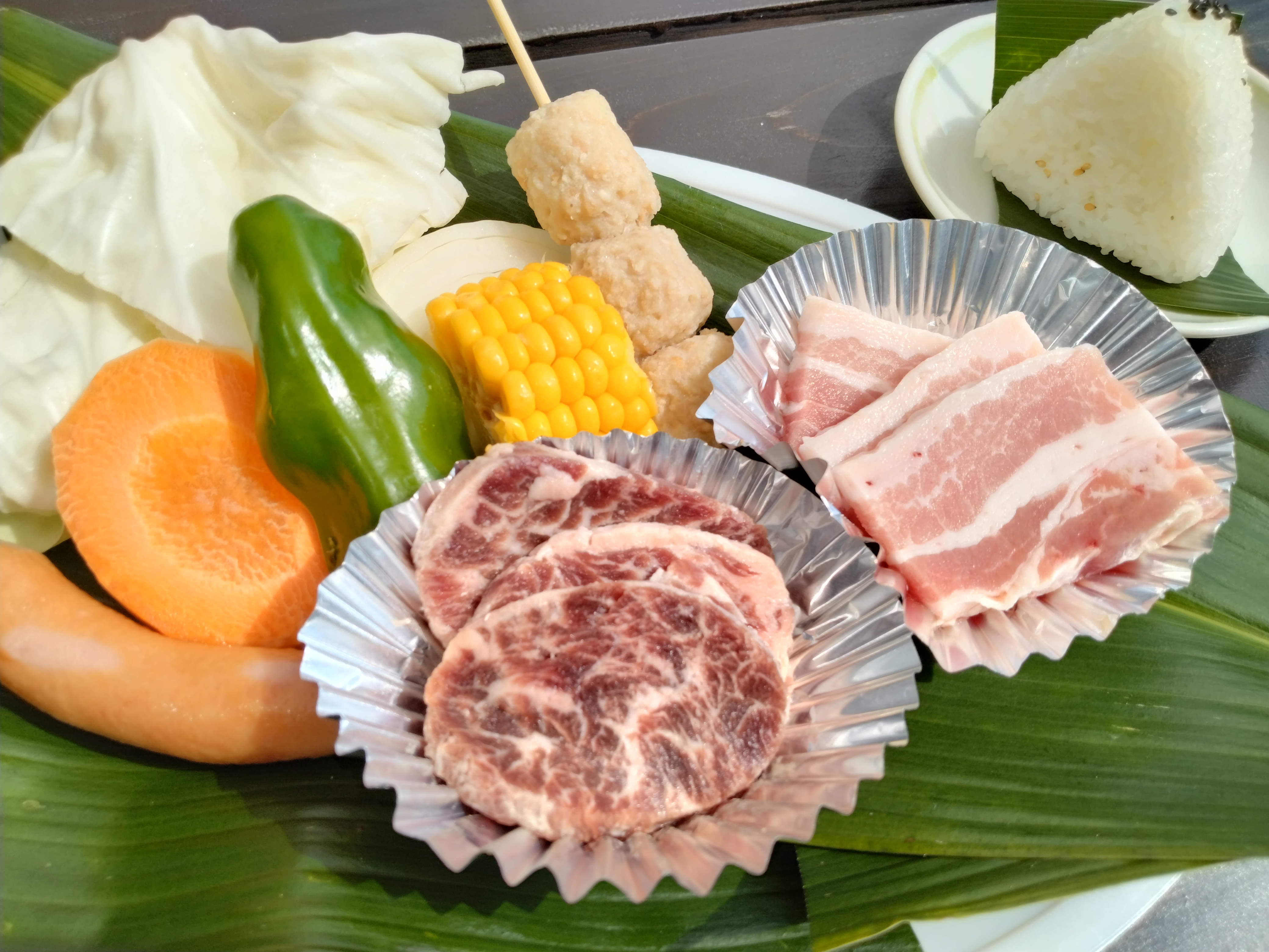 ご夕食／お子様 BBQ （イメージ）※写真は1人前です。