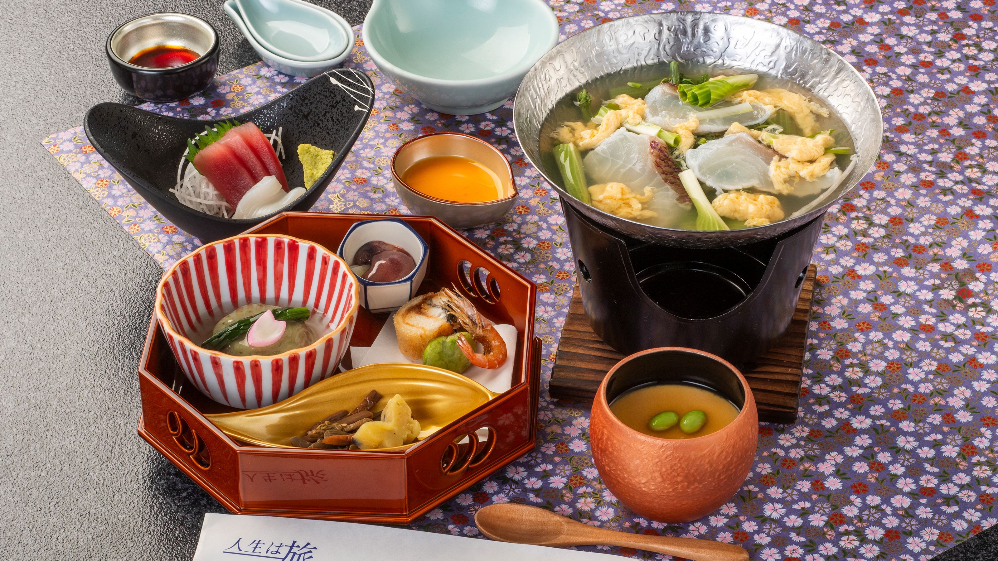 春の創作和食膳一例