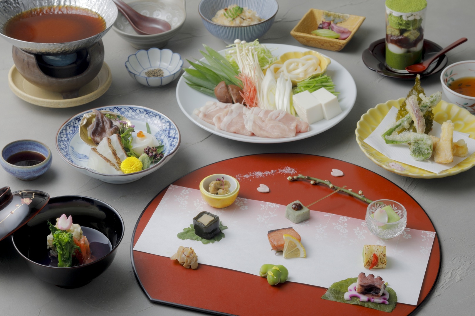 [夕朝食付]京野菜をふんだんに取り入れた自慢の京会席 9種の八寸 -杜若 KAKITSUBATA-