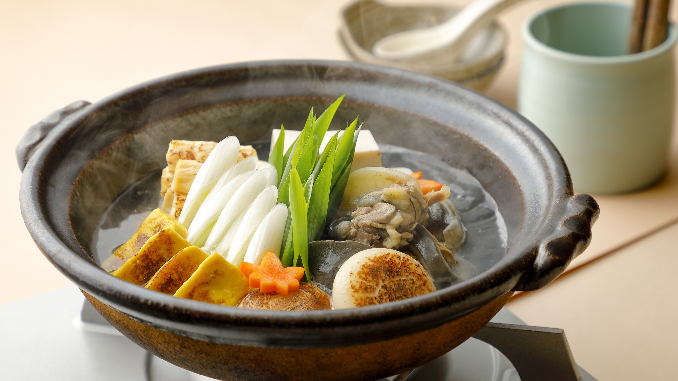 【連泊プラン】[夕朝食付]京野菜をたっぷり使った選べる6種の鍋と京会席を満喫