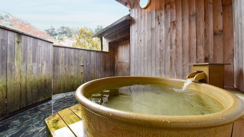 【貸切露天風呂ご利用確約】御在所ロープウェイが見える貸切露天で湯の山温泉満喫♪スタンダード会席