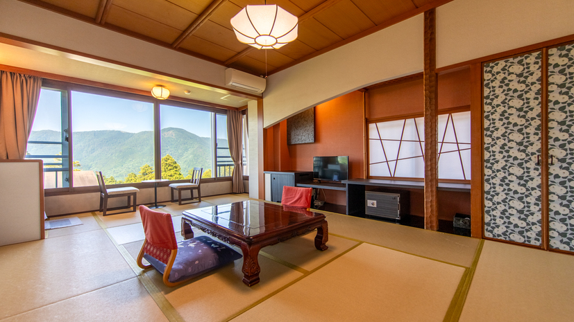 ＜別館 さくら亭＞大文字山を望む和室｜10帖＋広縁