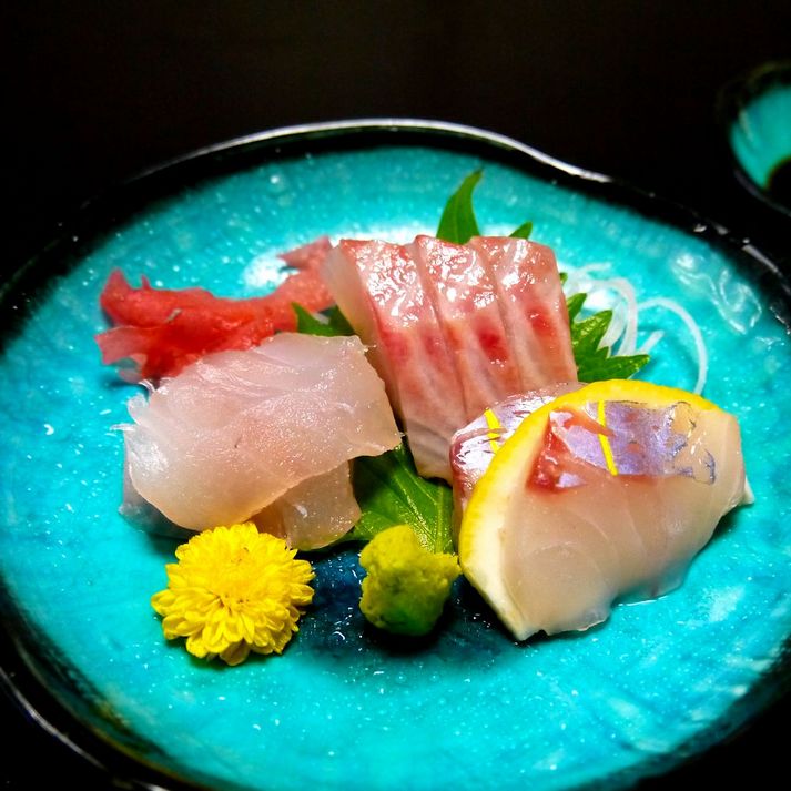Fresh sashimi from Numazu Port