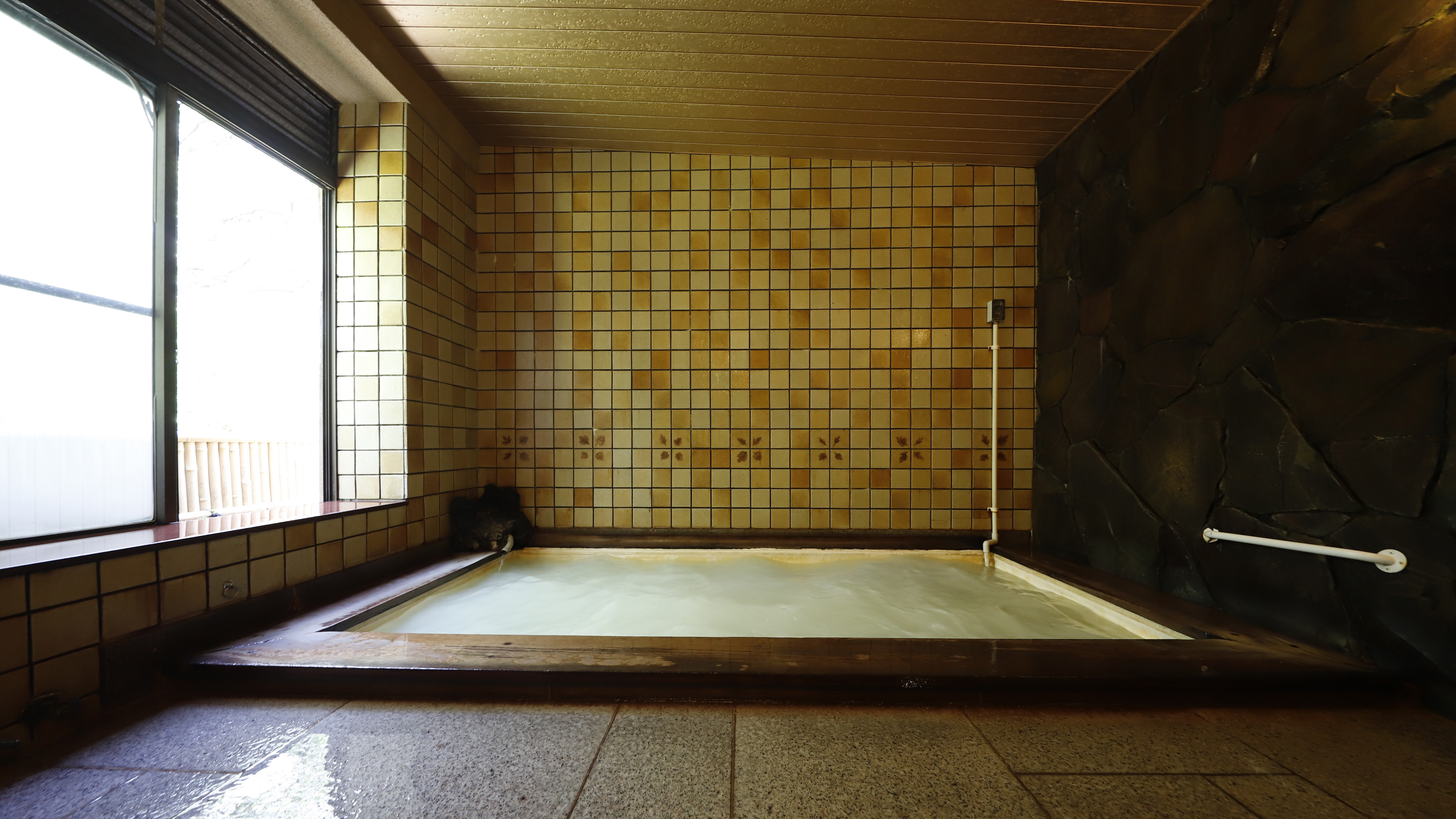 美肌の湯で有名な「にごり湯」を満喫