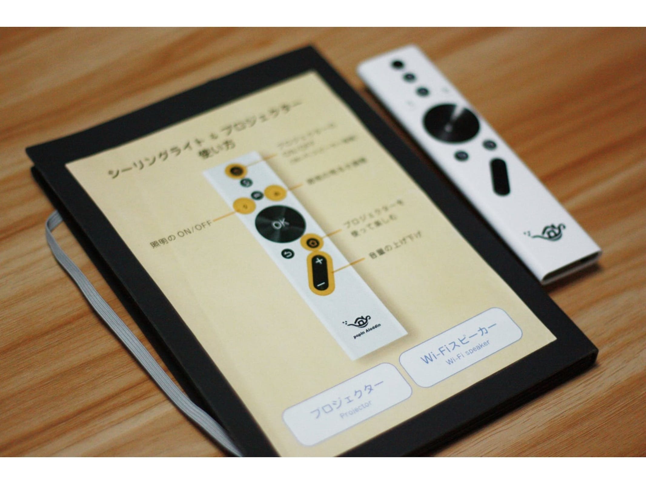 リビングとして使える部屋、シーリング型プロジェクター設置。Wi-Fiスピーカーとしてもお使えます。