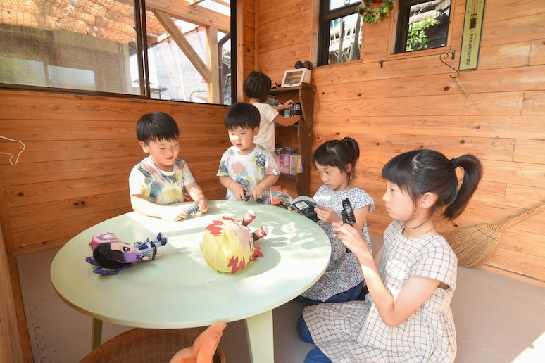 離れのキッズルームです! 扇風機はございます。 ※暑い日は熱中症対策の為ご利用をお控えください。